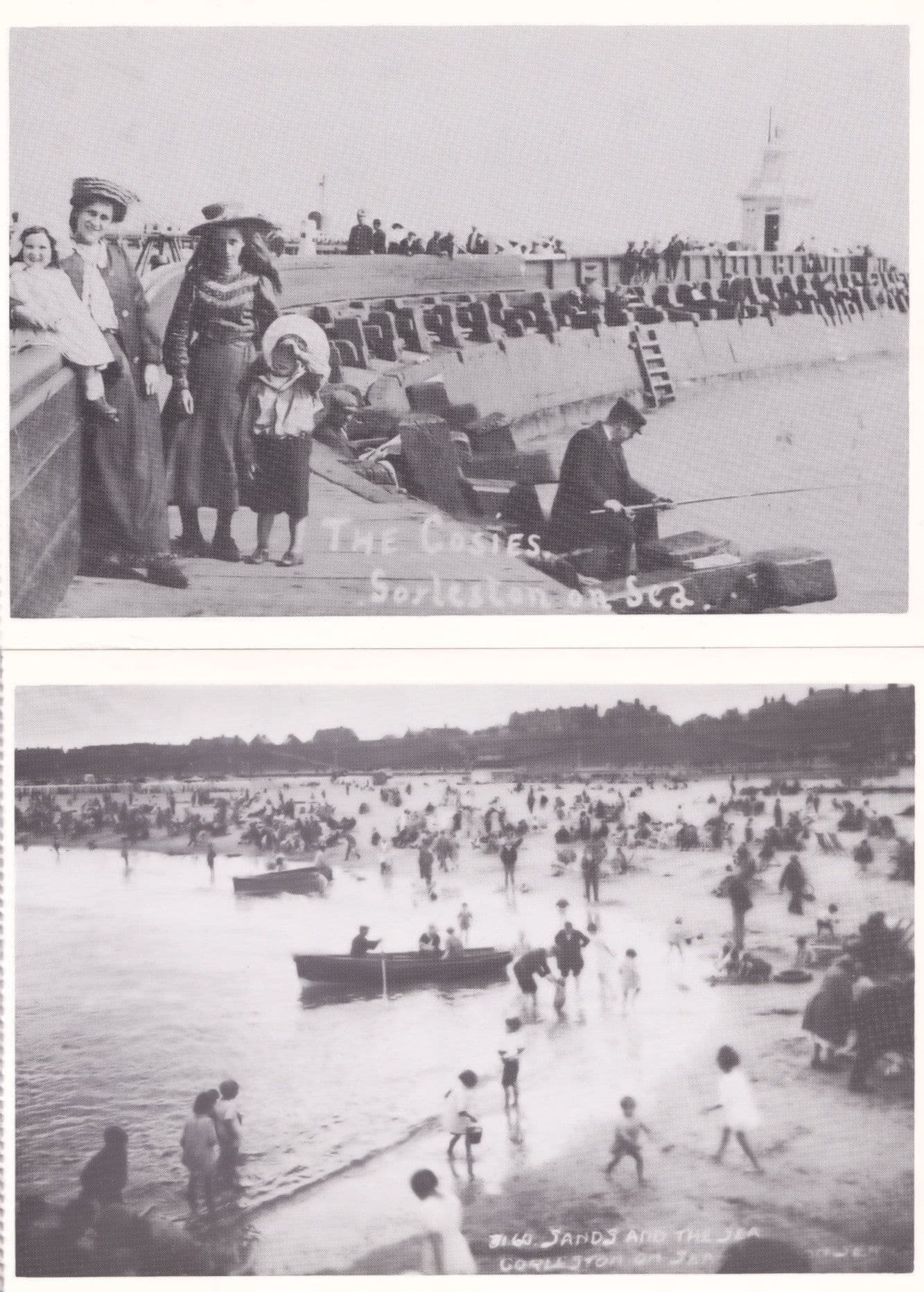 Gorleston On Sea The Cosies 2x Postcard s