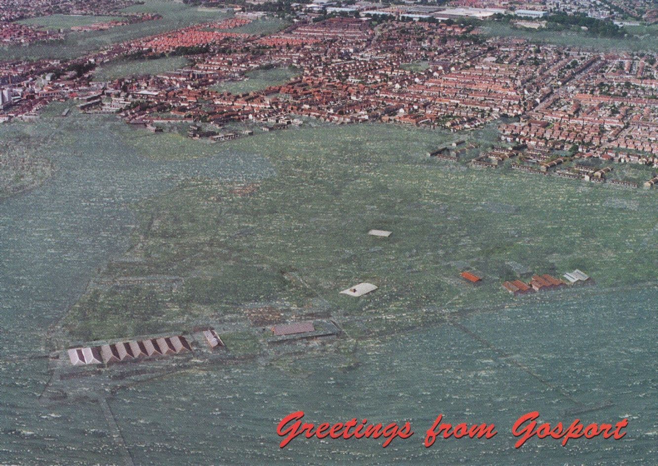 Gosport Sinking Hampshire City Disaster Advertising Postcard