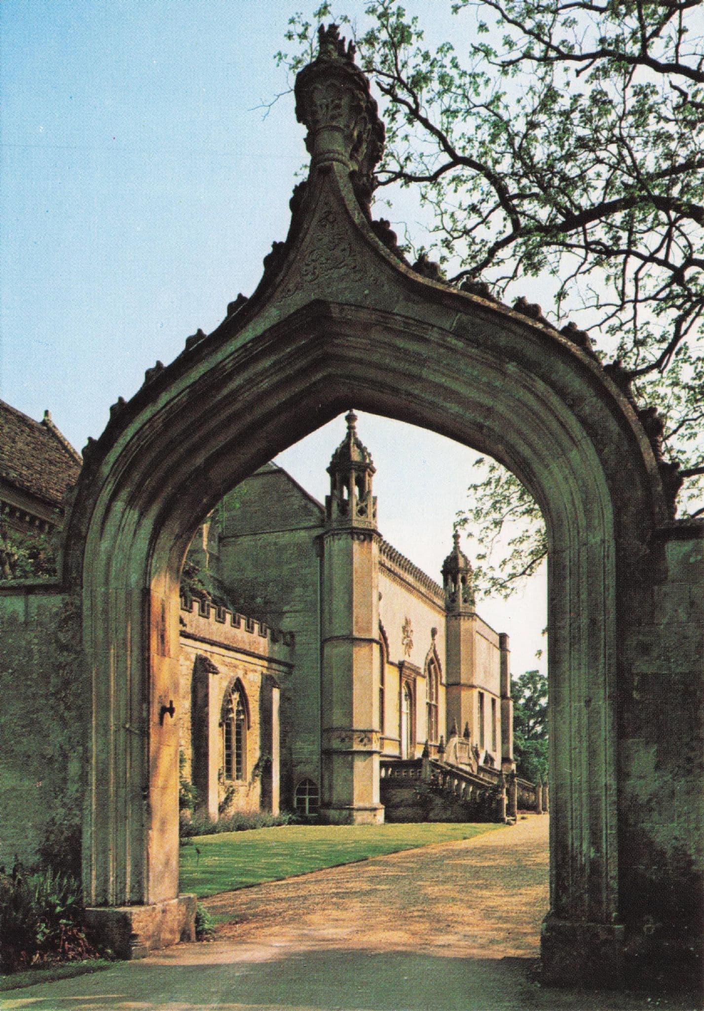 Gothic Arch Ladock Abbey Melksham Wiltshire Postcard