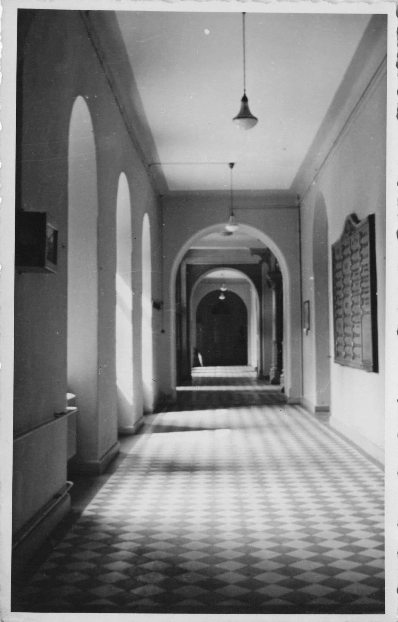 Gottingen Auditorium Corridors Interior Rare German Real Photo Postcard