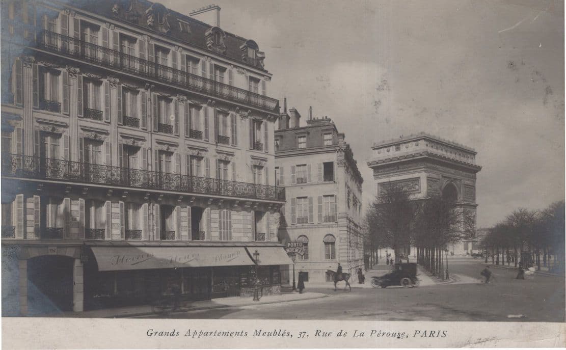 Grand Appartements Meubles Rue De La Perouge French Postcard
