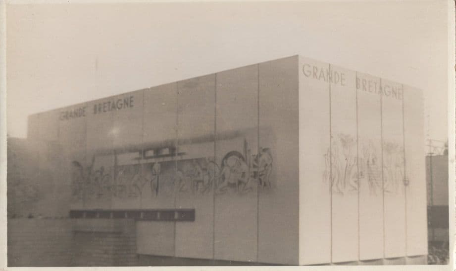 Grand Bretagne 1937 Exhibition French Real Photo Old Postcard