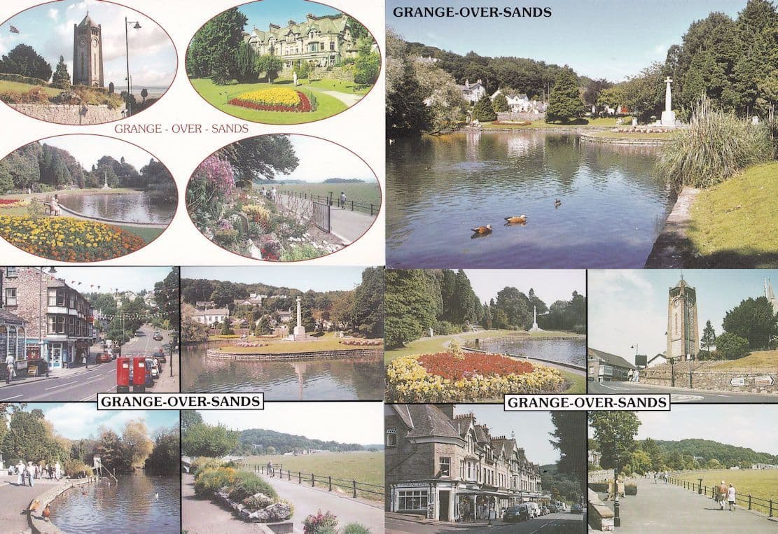 Grange Over Sands The Promenade Gardens Ducks 13 Photo 4 Postcard s