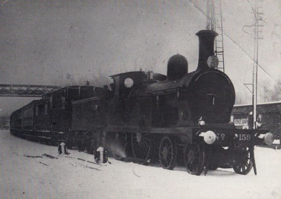 Gravesham LTSR Train Ashford Railway Works Kearnsey Victorian View 4x Postcard s
