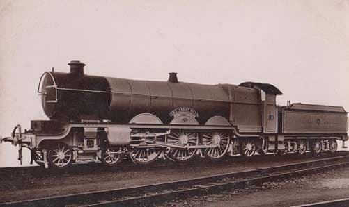 Great Bear London Western 1st Pacific 4-4-2 Rail Railway Old Vintage Postcard