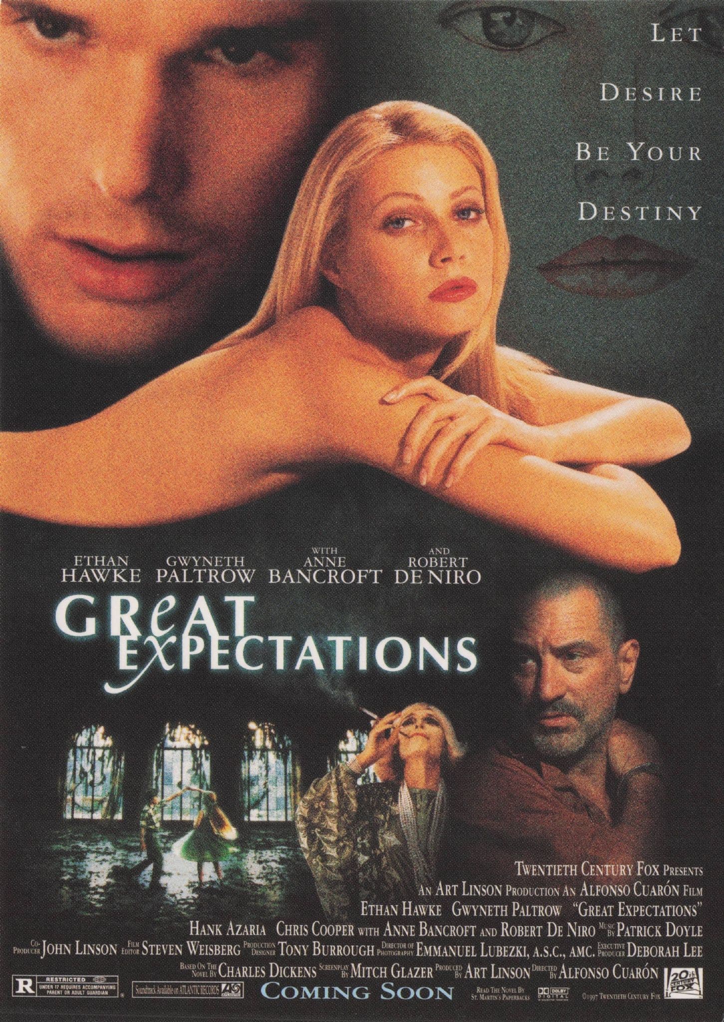 Great Expectations Charles Dickens Ethan Hawke Film Poster Postcard