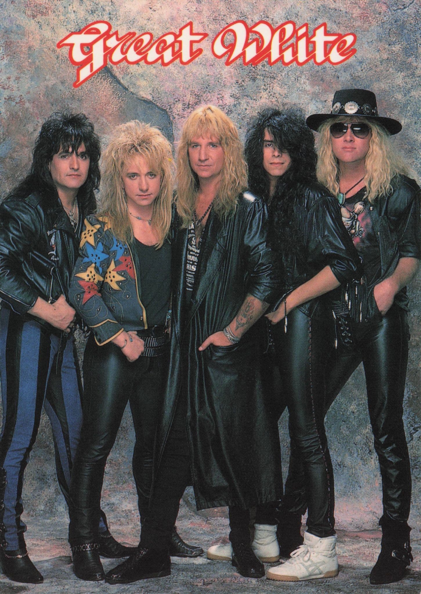 Great White Hard Rock Group Reflex Marketing Photo Postcard