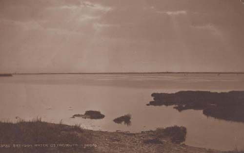 Great Yarmouth Breydon Water Antique Norfolk Postcard
