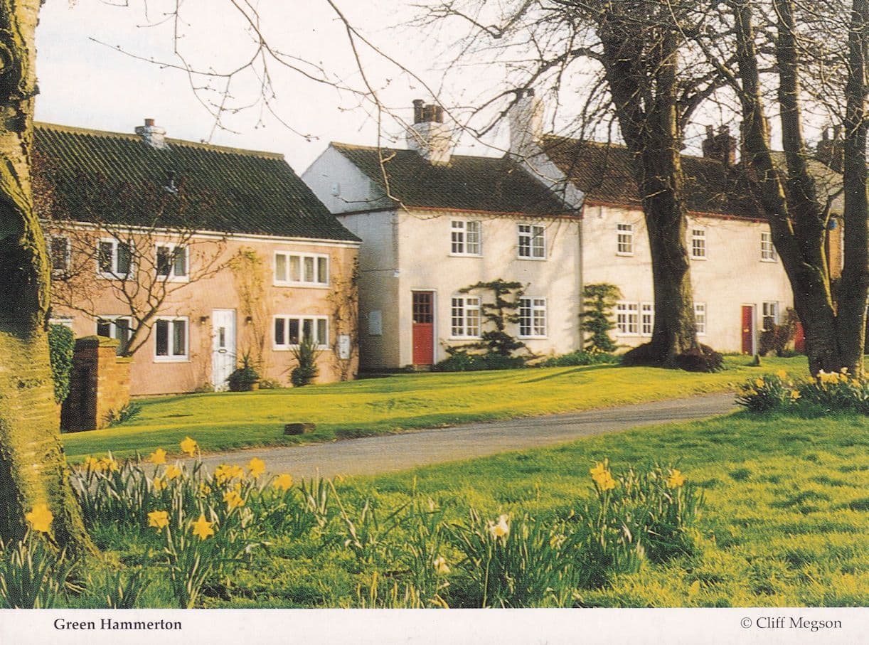 Green Hammerton Yorkshire Postcard