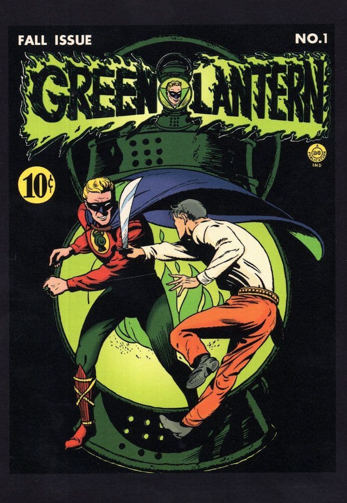 Green Lantern DC Superhero Comic Book Issue One 1 Postcard