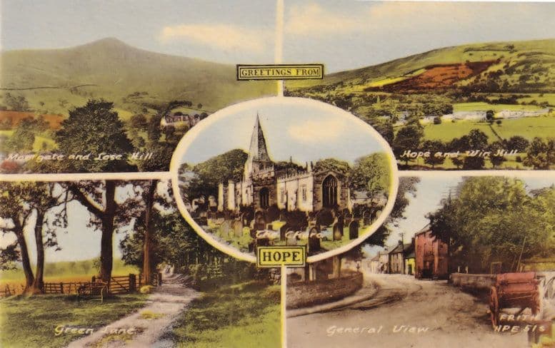 Greetings From Hope Devon 1960s Rare Postcard