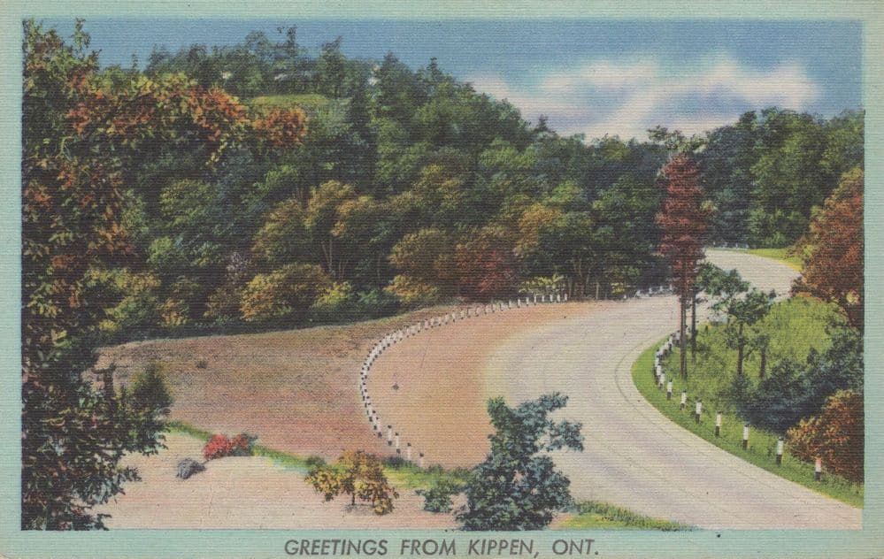 Greetings from Kippen Ontario Antique Canada Postcard