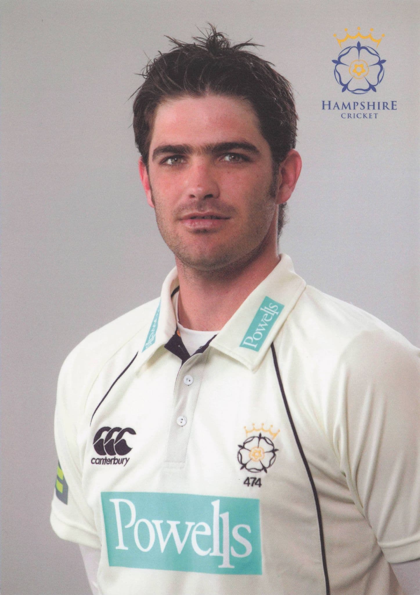 Greg Arthur Lamb Hampshire Cricket Team Player Rose Bowl 2008 Postcard