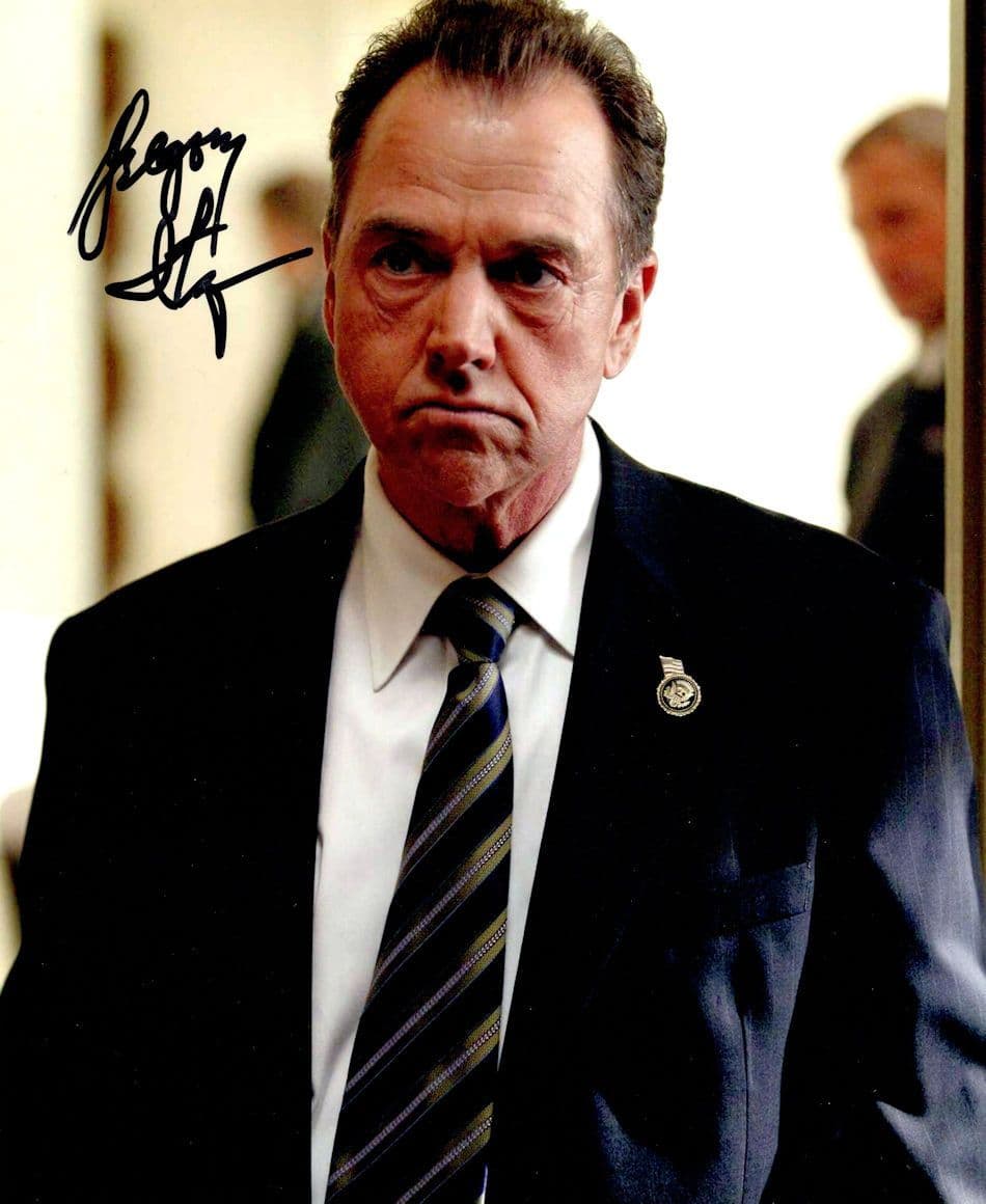 Gregory Itzen President Charles Logan 24 Large Hand Signed Photo