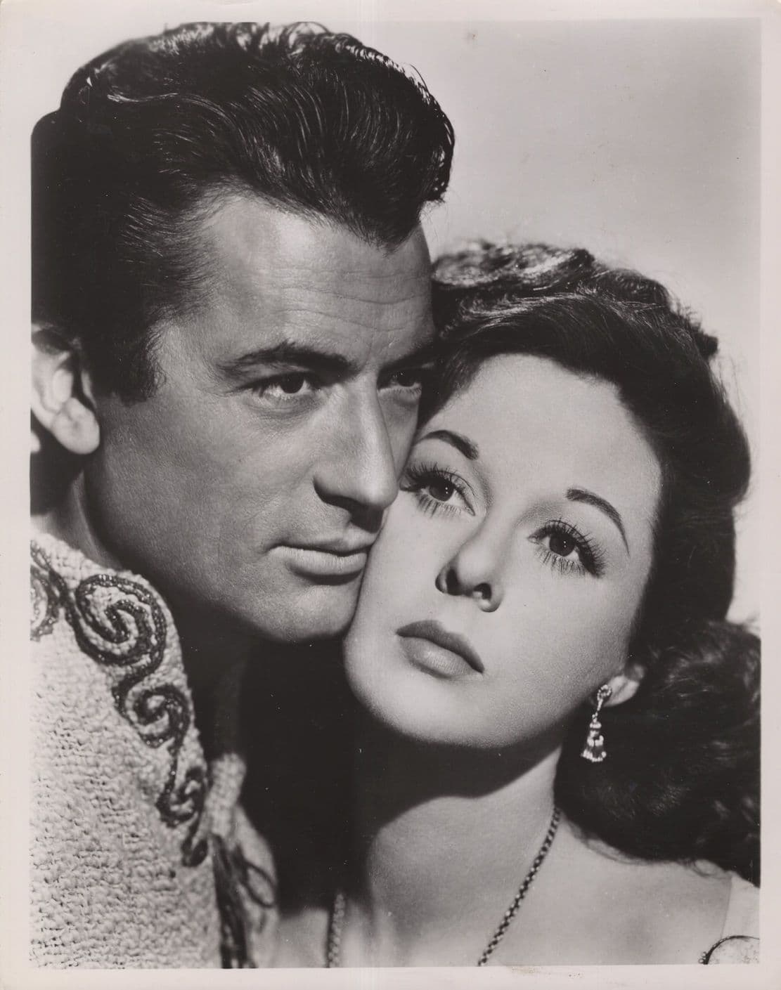 Gregory Peck Susan Hayward David & Bathsheba Film Launch Press Photo