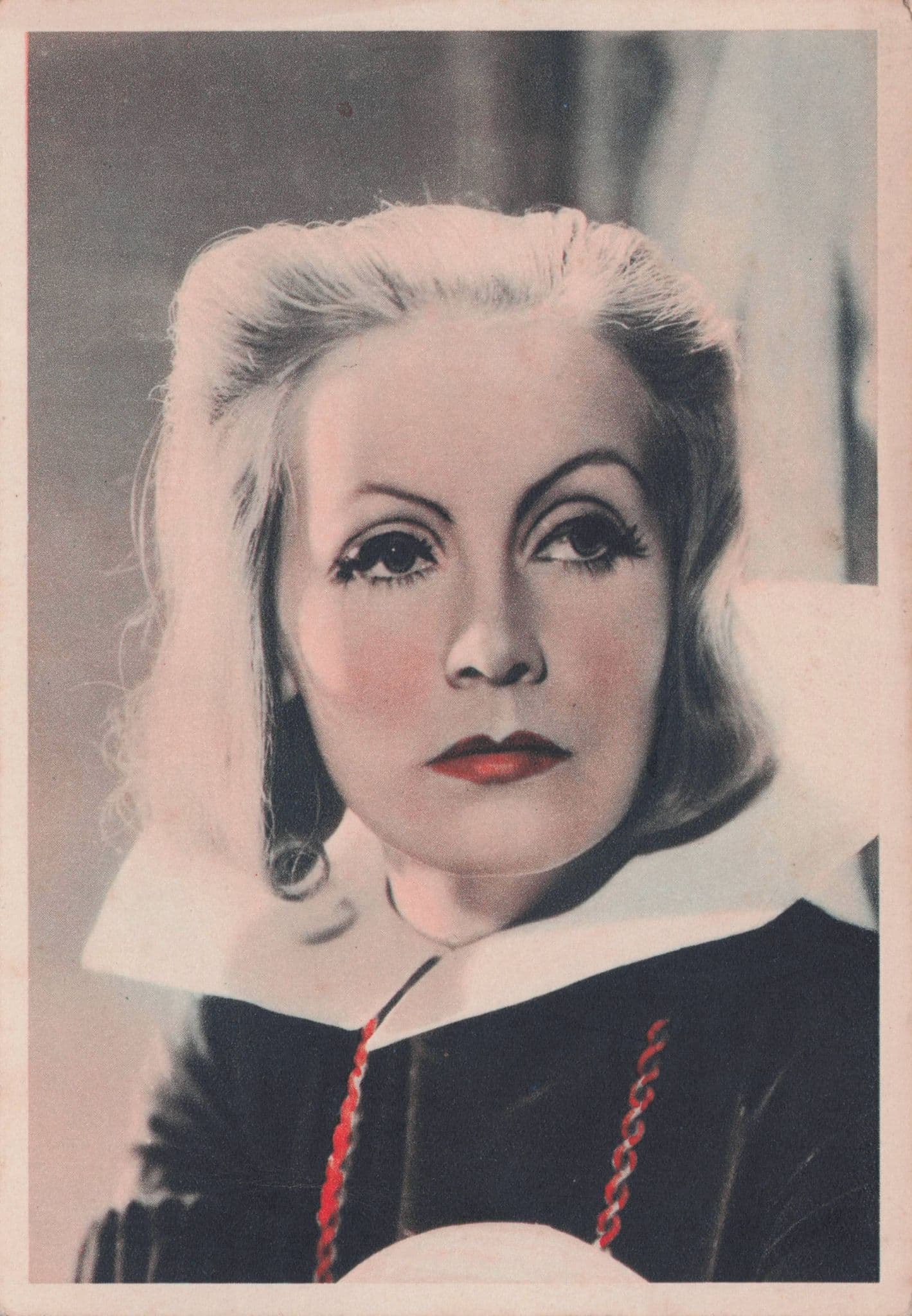 Greta Garbo De Reszke Cigarettes German Film Star Postcard