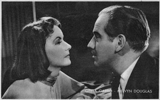 Greta Garbo Melvyn Douglas Rare Kwatta Belgium Postcard Size Film Photo