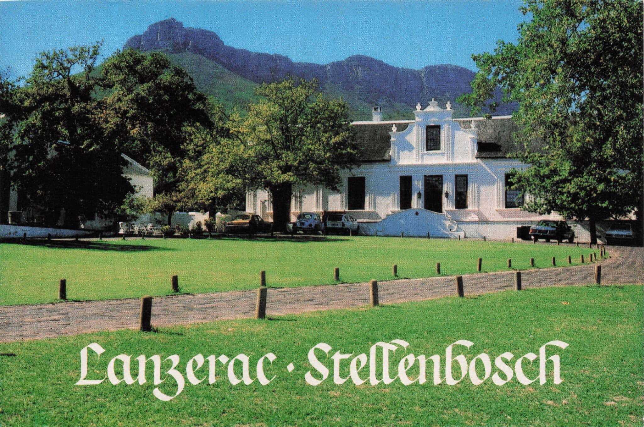 Grounds Of Lanzerac Stellenbosch Hotel South Africa Postcard