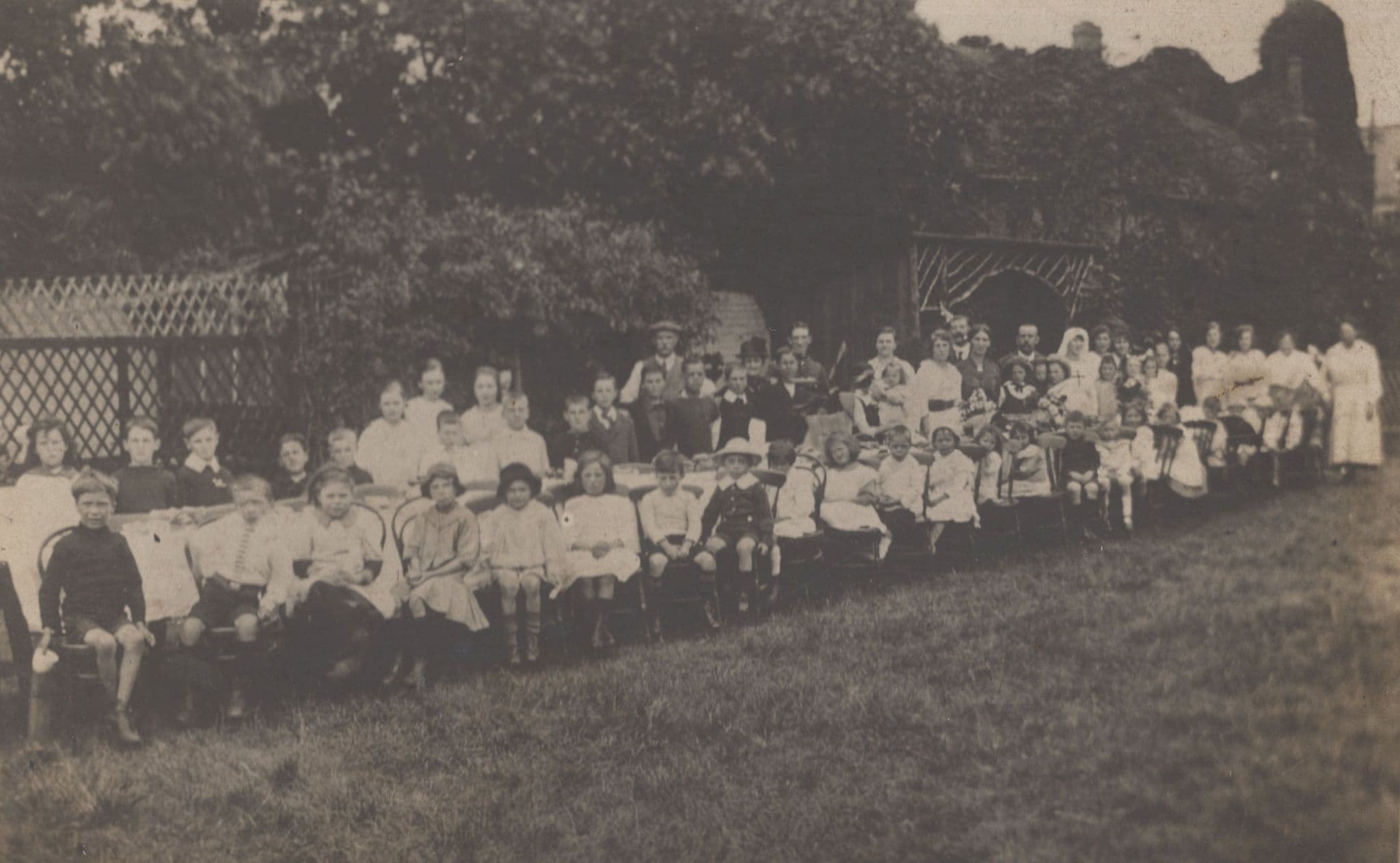 Groups Of School Children Santa Claus 4x Old Real Photo Postcard s