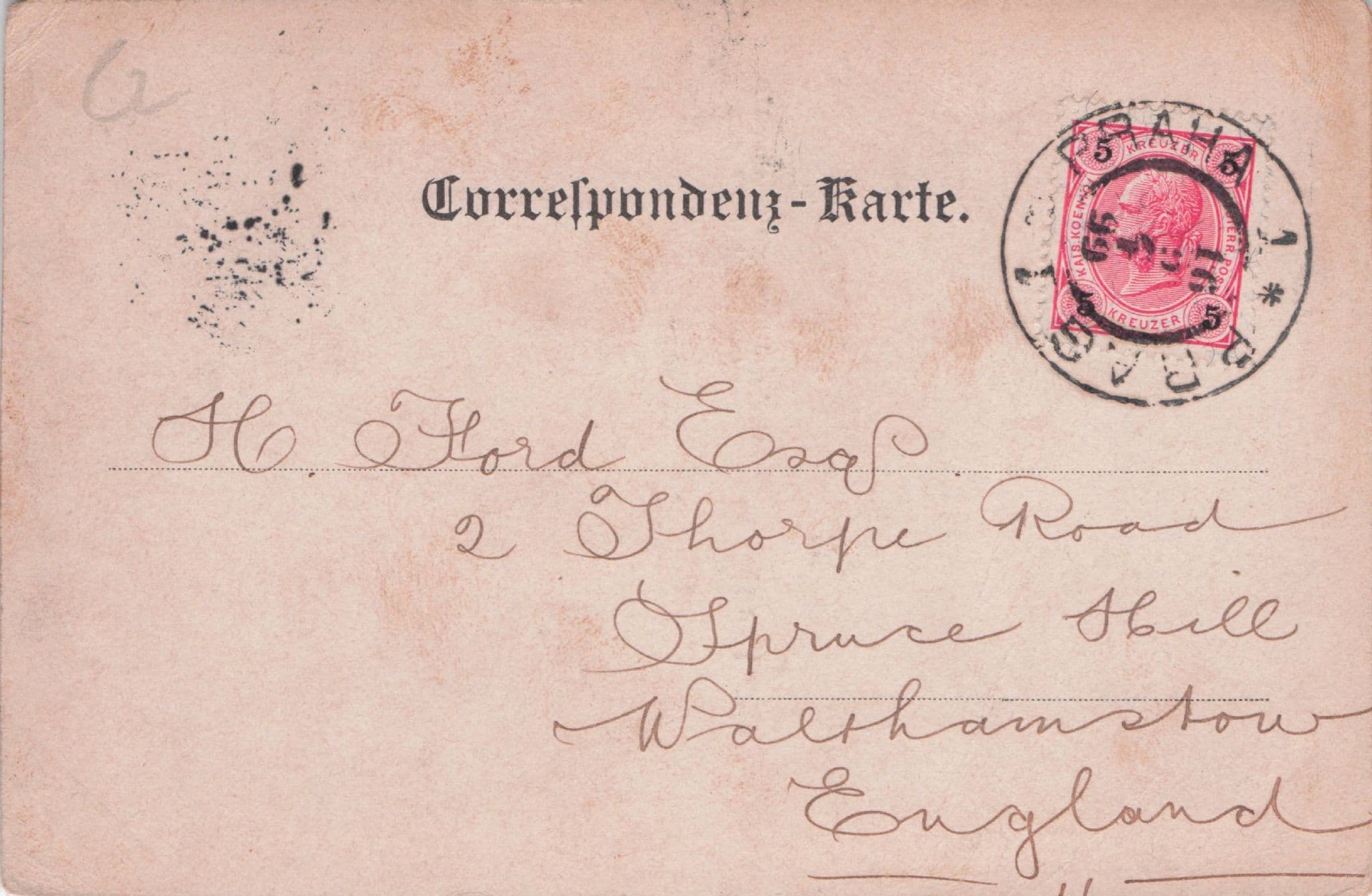 Gruss Aus Ottokar II Bohemia King Czech Republic 1899 Old Postcrd