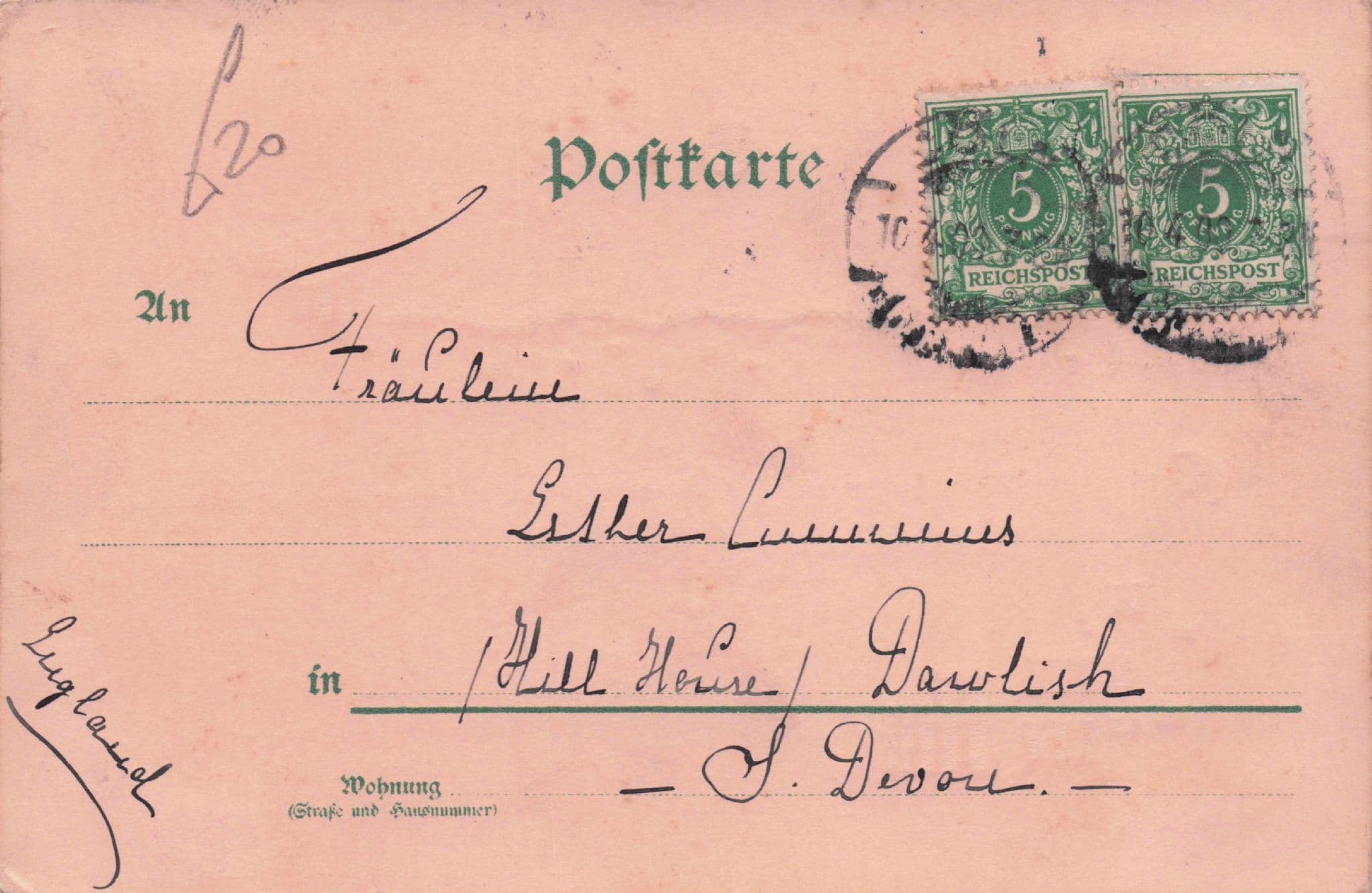 Gruss Aus Stadtgarten Koln German Restaurant Old Postcard