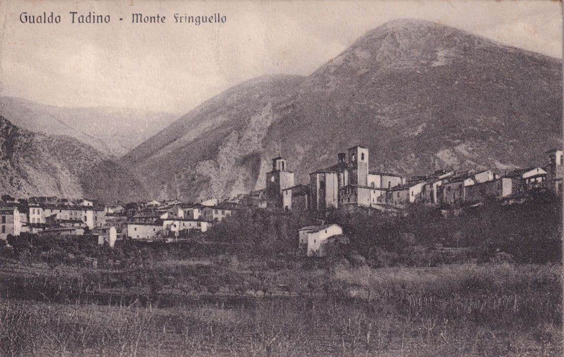 Gualdo Tatino Monte Fringuello Old Italy Plain Back Postcard