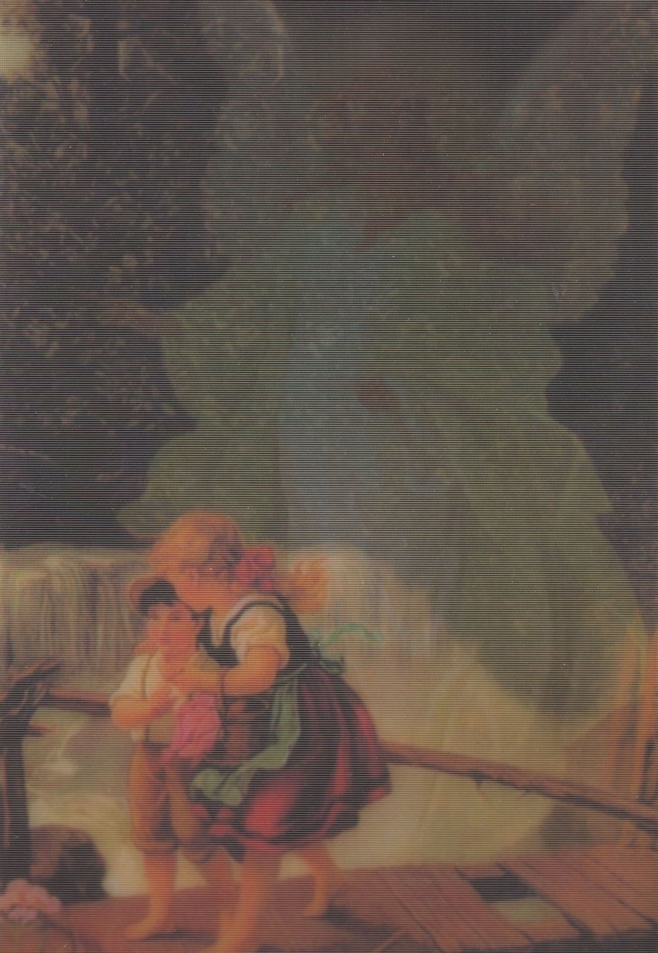 Guardian Angel Christian Religious Three Dimensional Postcard