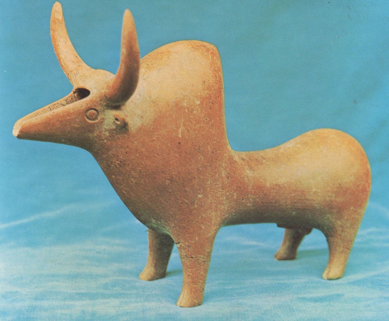 Guilan Marlik 1000BC Indian Pottery Figurine Postcard