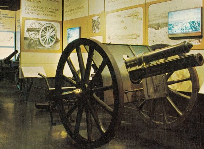 Guns Through The Ages War Canadian Military Museum Postcard