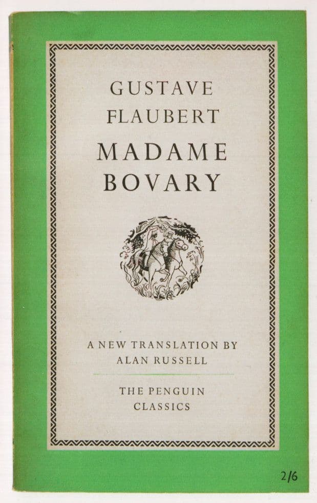 Gustave Flaubert Madame Bovary 1951 Book Postcard