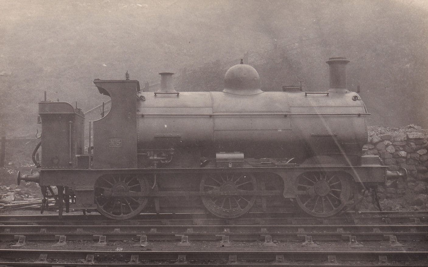 GWR 1546 Real Photo Train Old Postcard