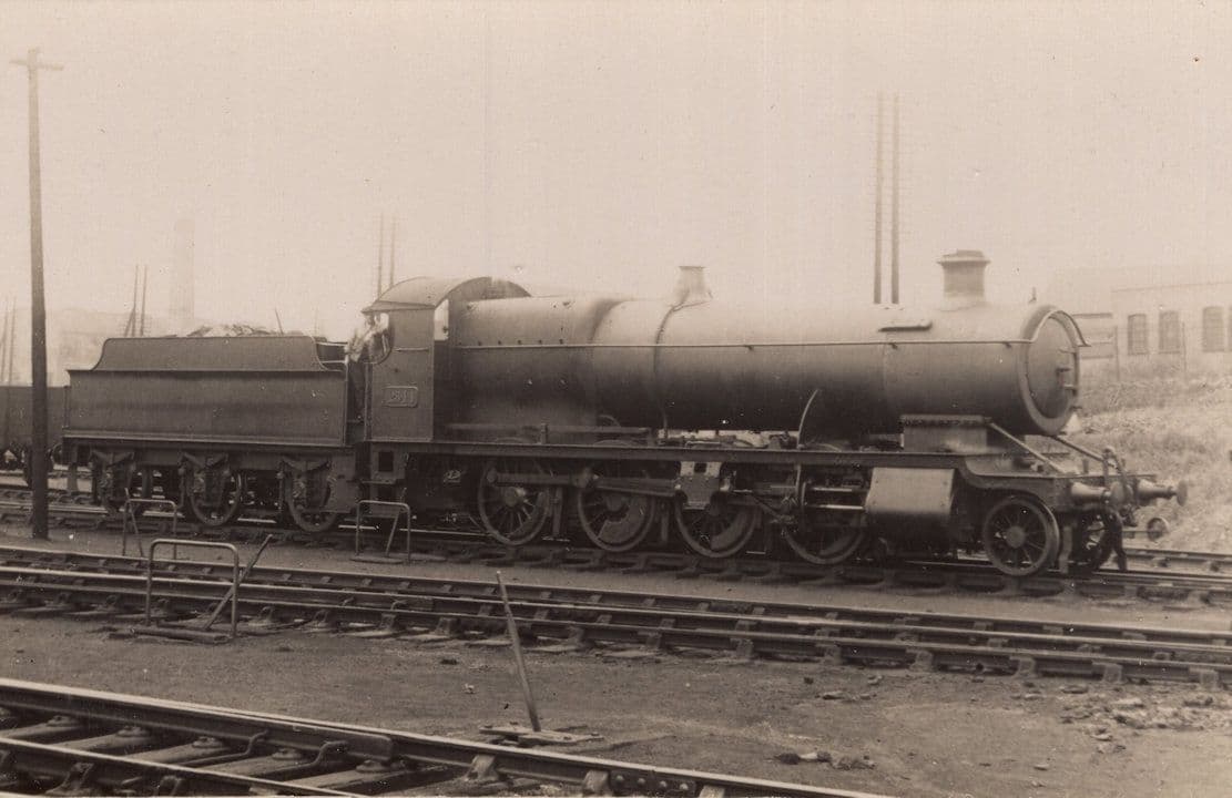 GWR 28xx Class 2-8-0 No 2844 Train Antique Real Photo Postcard