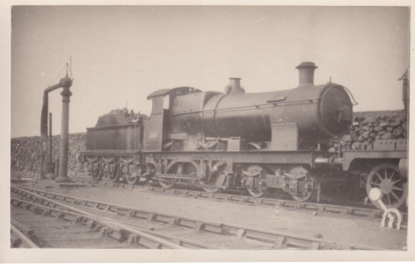 GWR 4-4-0 Engine Number 3525 Real Photo Train Old Postcard