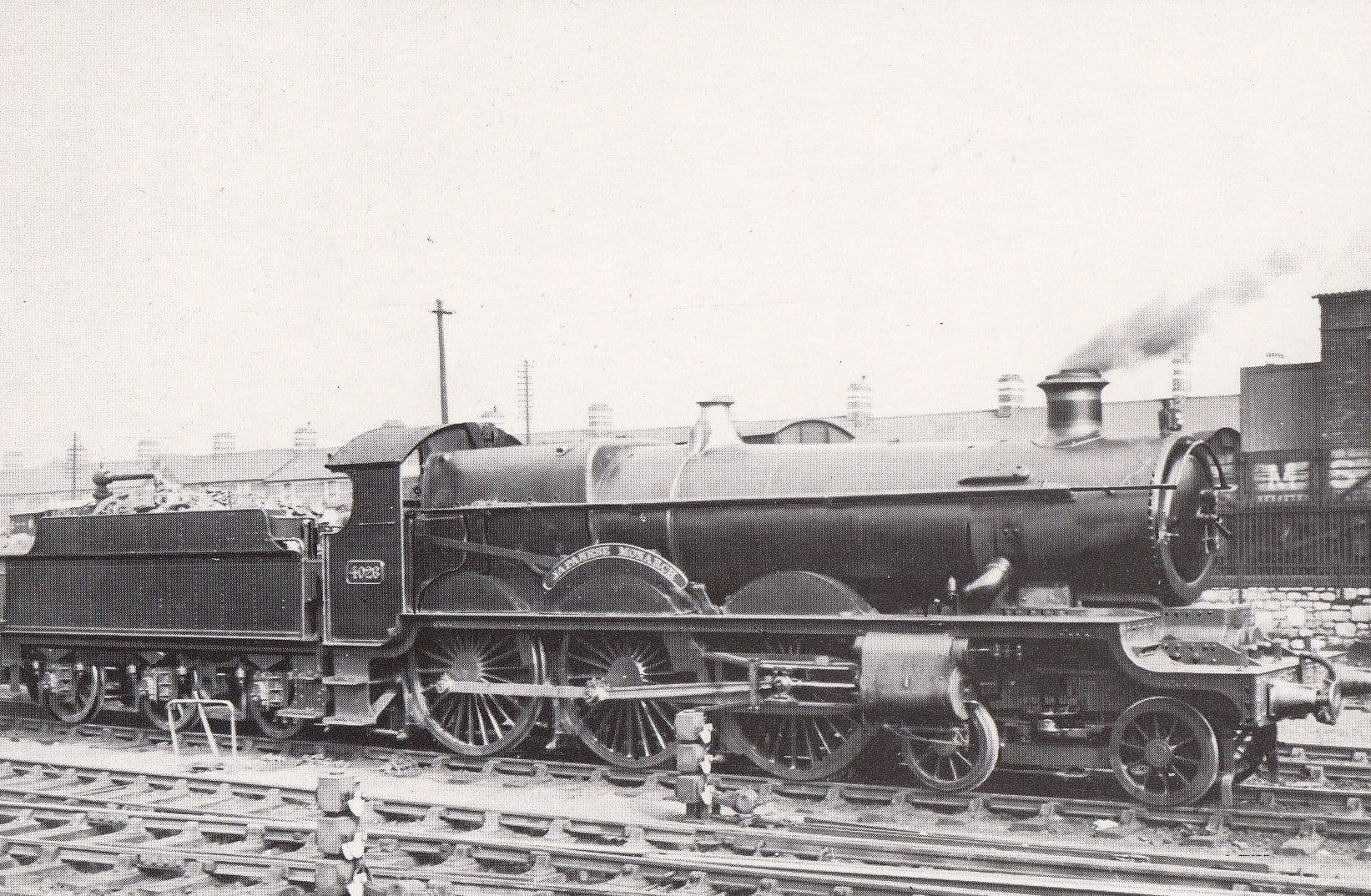 GWR 4-6-0 Class 4026 Japanese Monarch Train Postcard