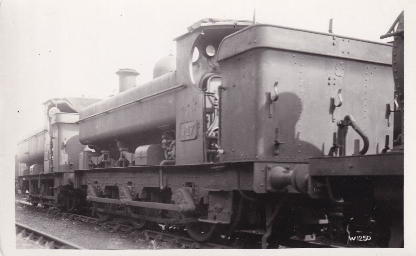 GWR Class 0-6 Opt Number 947 Train Real Photo Postcard