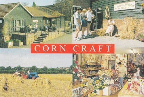 Hadleigh Corn Craft Dolly Shop Suffolk Postcard