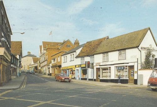 Hairdressers The Card Centre Stowmarket Shops Postcard