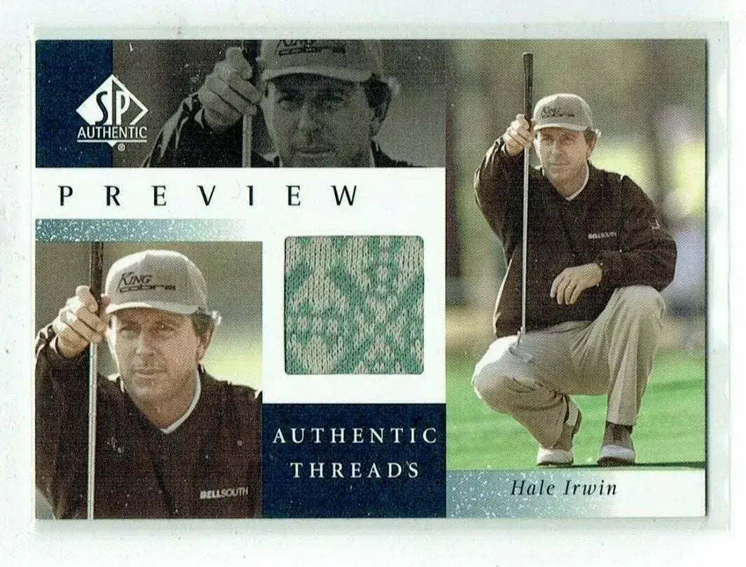 Hale Irwin Upper Deck Worn Shirt Golf Tour Rare Limited Threads Card