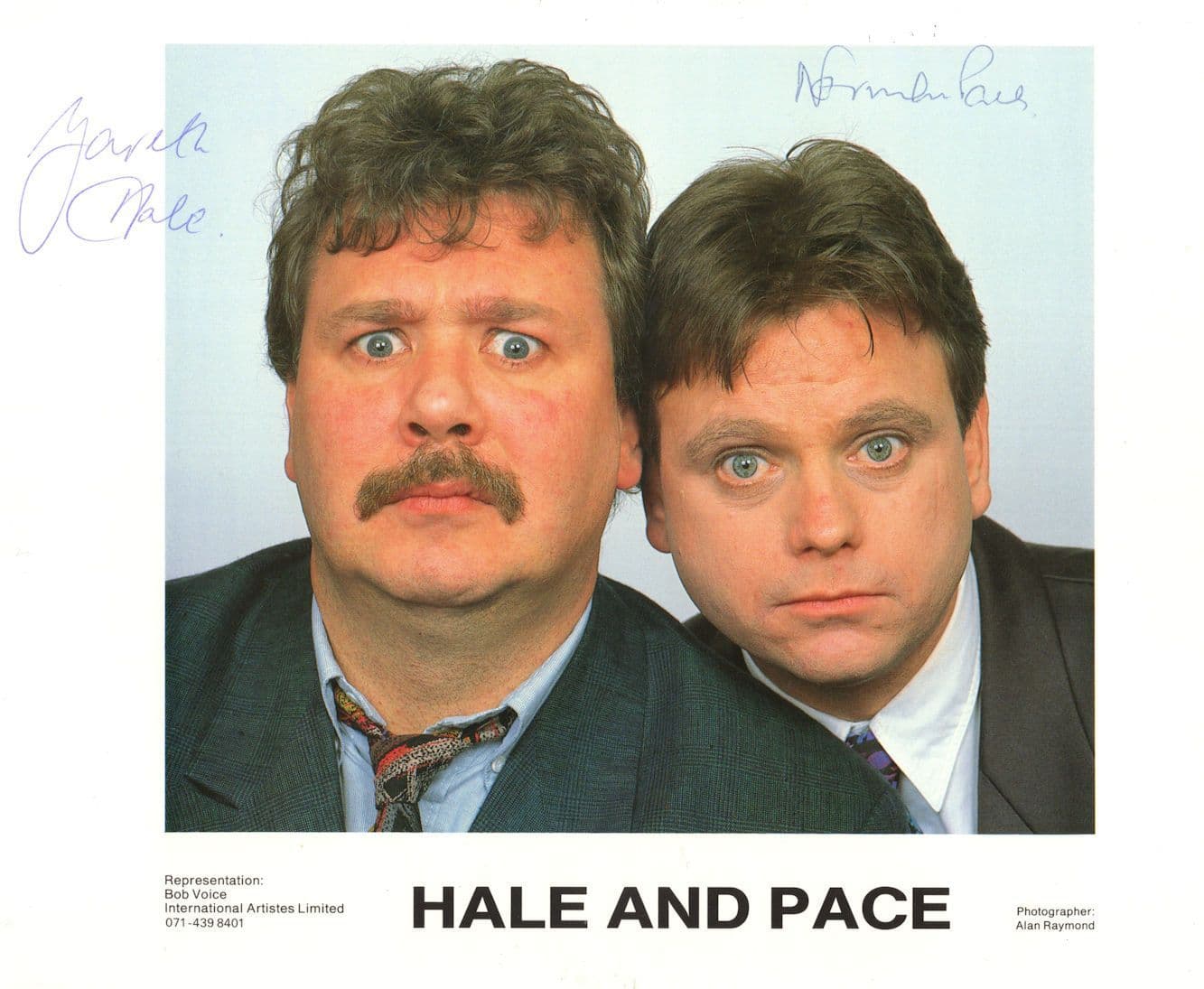 Hale & Pace Comedians 10x8 Double Large Hand Signed Photo