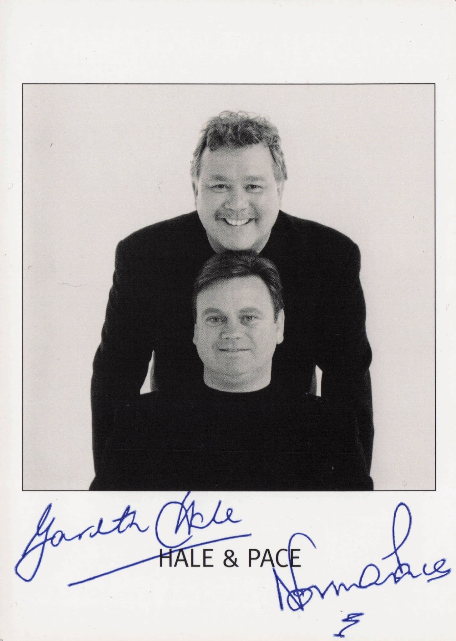 Hale & Pace Comedians MULTI Hand Signed Undedicated Mint Photo