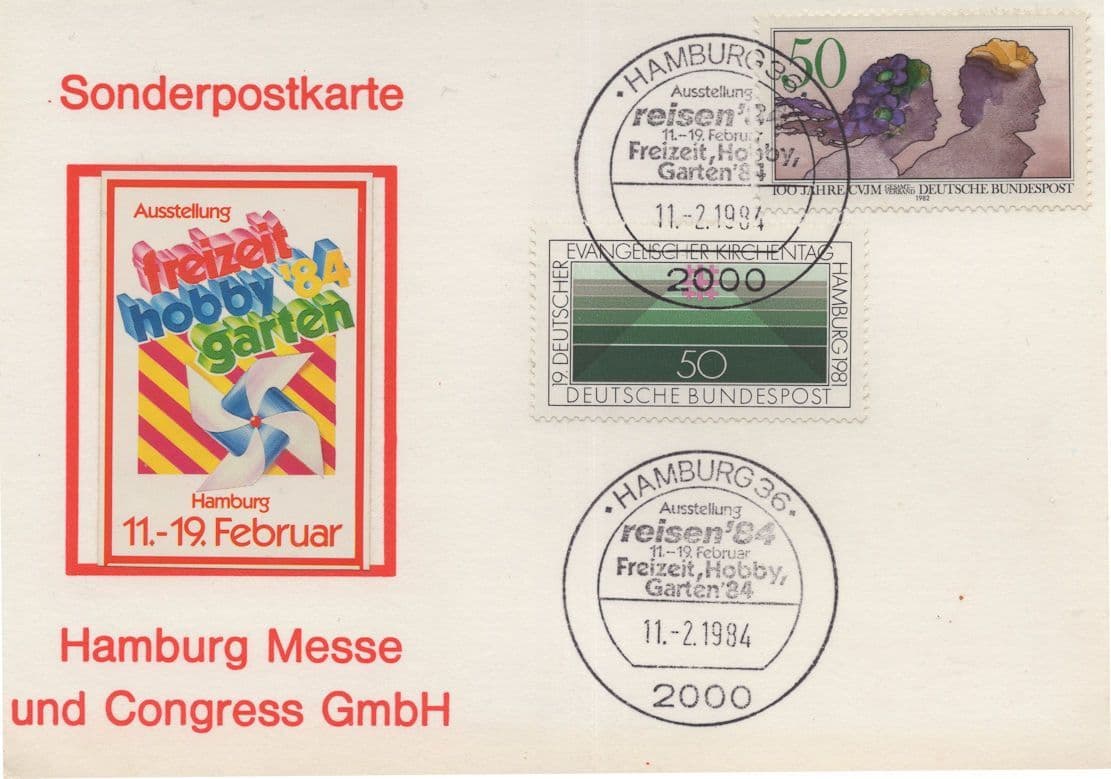 Hamburg Messe Und Congress GmBH Sonderpostkarte FDC