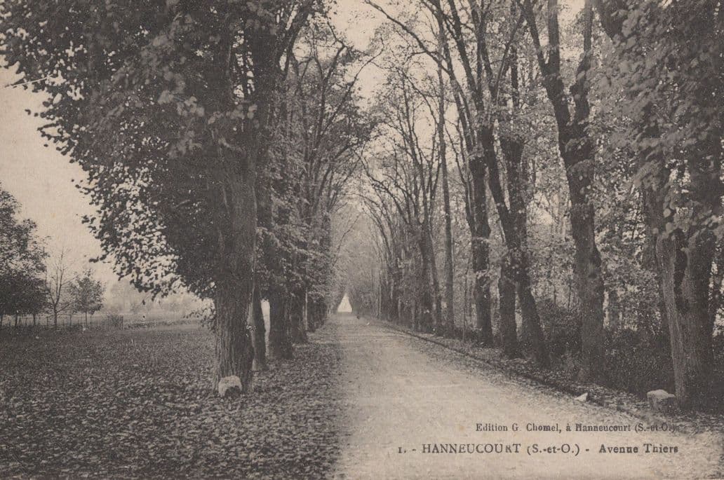 Hanneucourt Avenue Thiers French Old Postcard