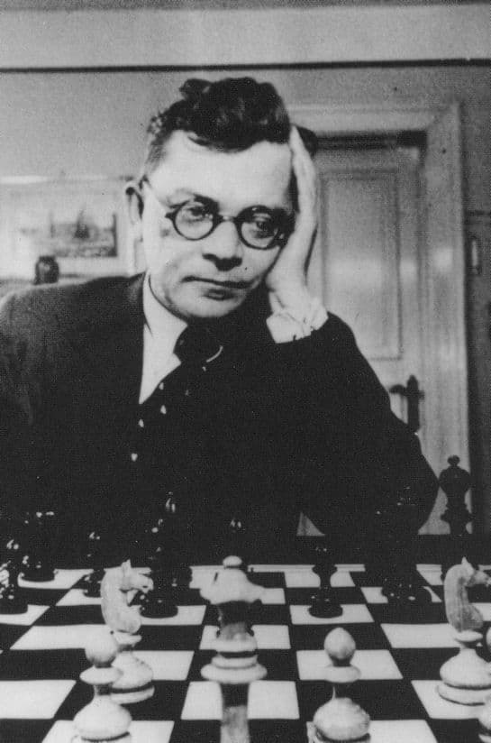 Hans Fallada Playing Chess Book Author Stunning Portrait Postcard