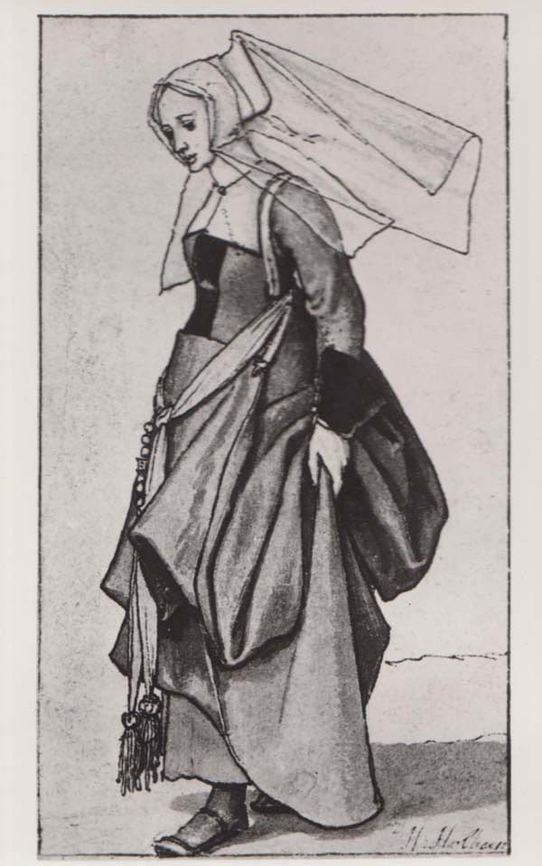 Hans Holbein The Younger Antique Oxford Museum Painting Postcard