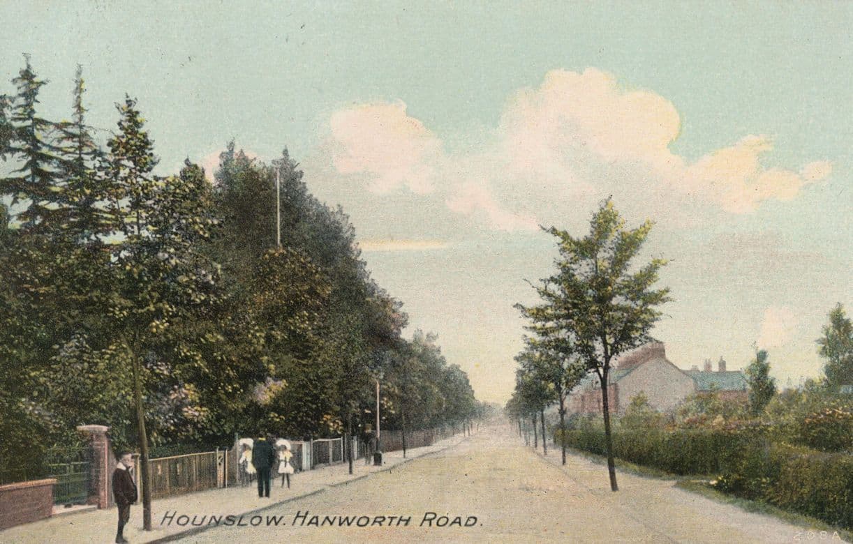 Hanworth Road Hounslow London Middlesex Old Postcard