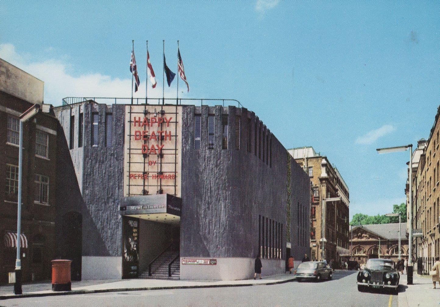 Happy Death Day London Westminster Theatre Horror Film Postcard