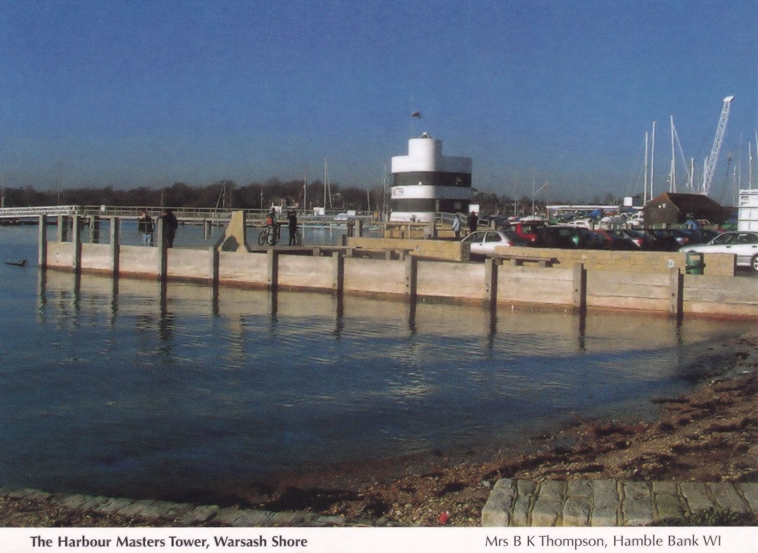 Harbour Masters Tower Warbash Shore Hampshire Postcard