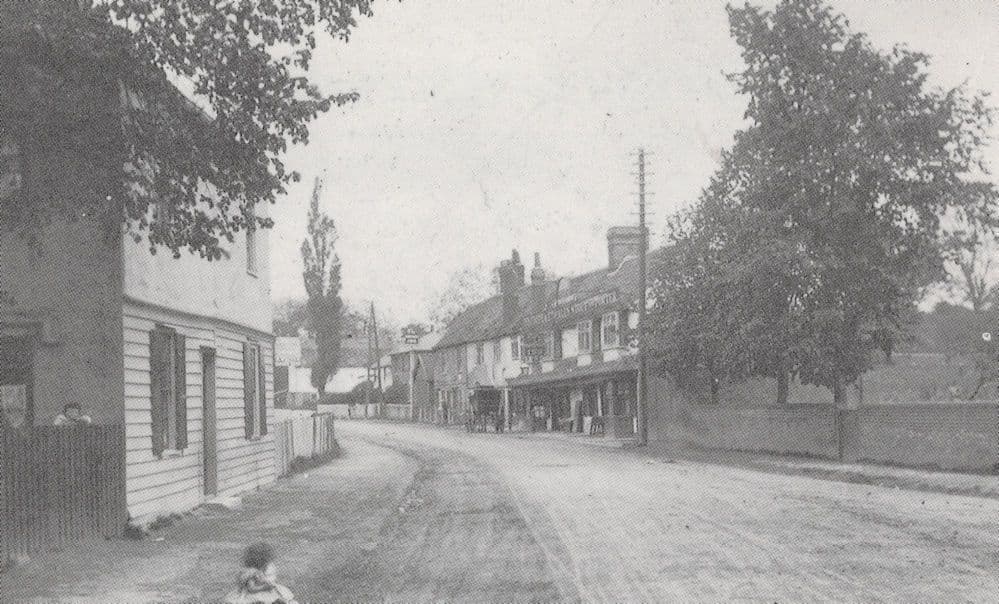 Hare Street Romford in 1890 Harold Wood Essex Postcard
