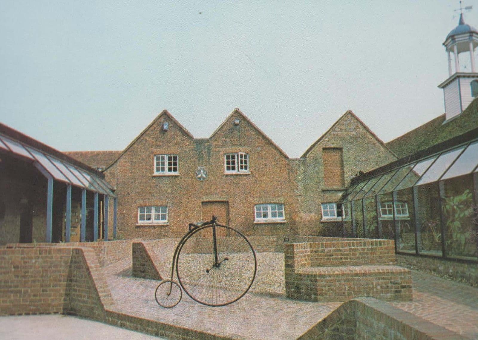 Harlow Penny Farthing Bicycle Postcard