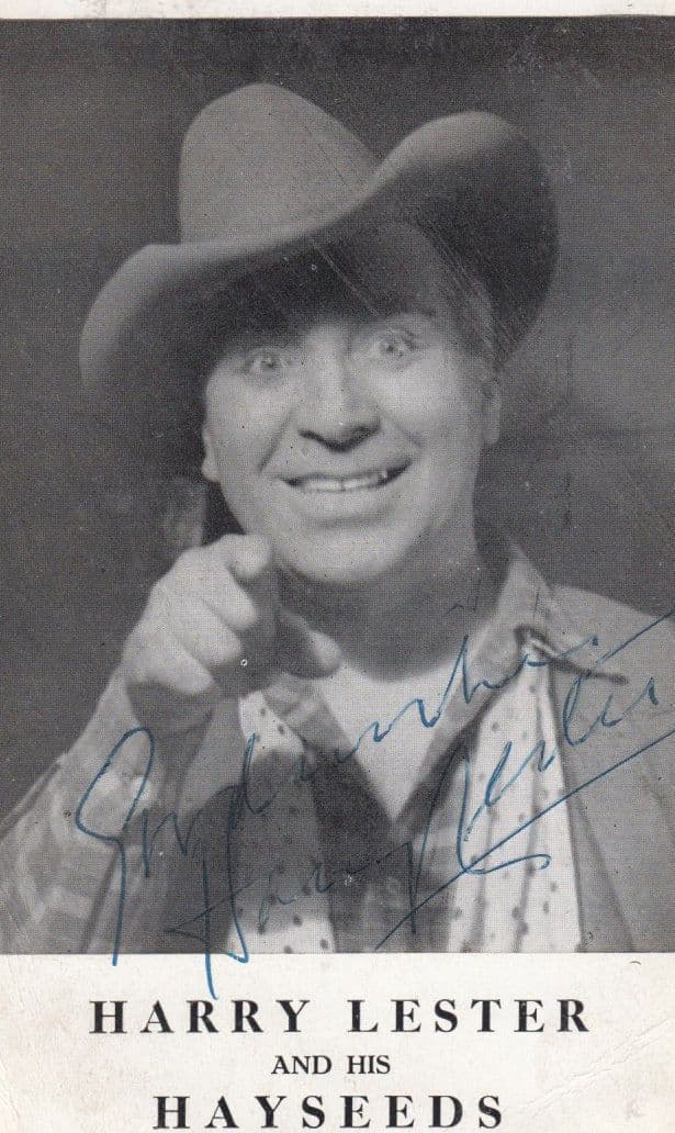 Harry Lester Hand Signed Antique Photo